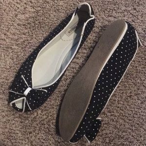 Steve Madden polka-dot flats.